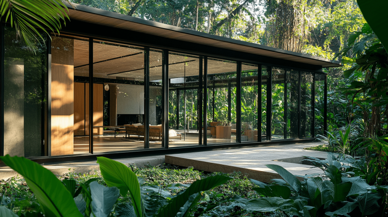 casa moderna pronta construída com estrutura metálica