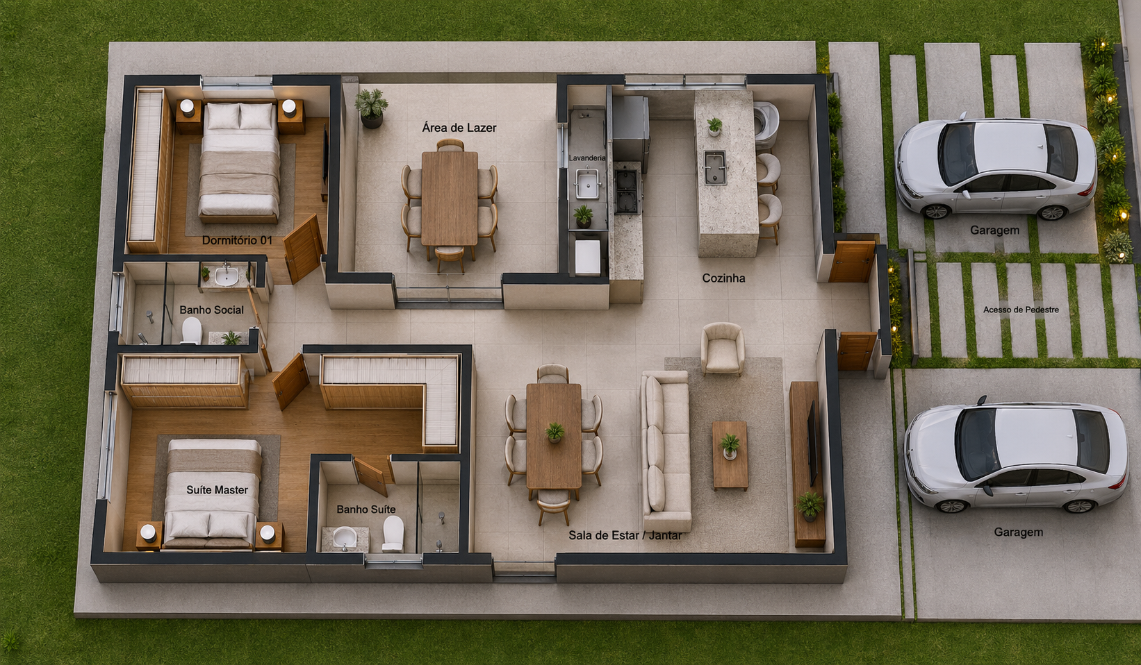 Casa 80m²