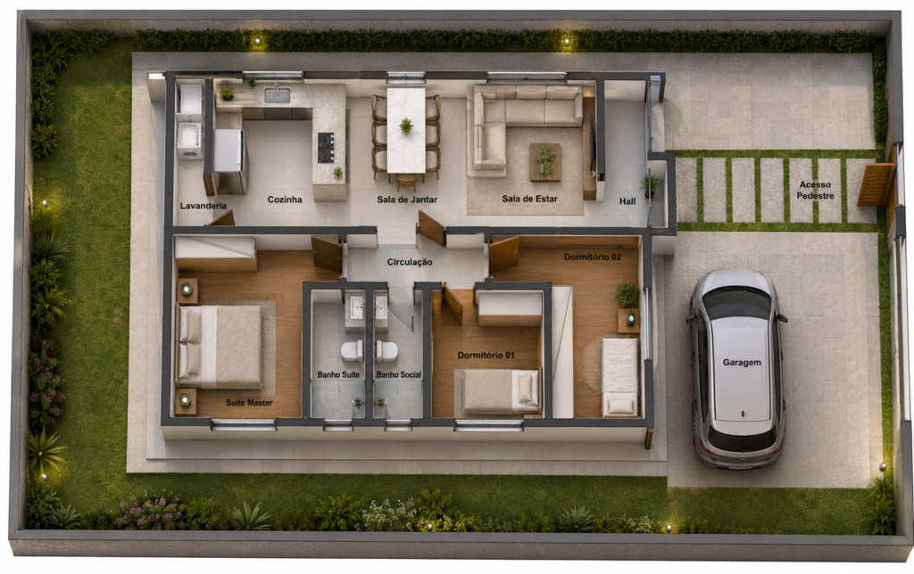 Casa 70m²