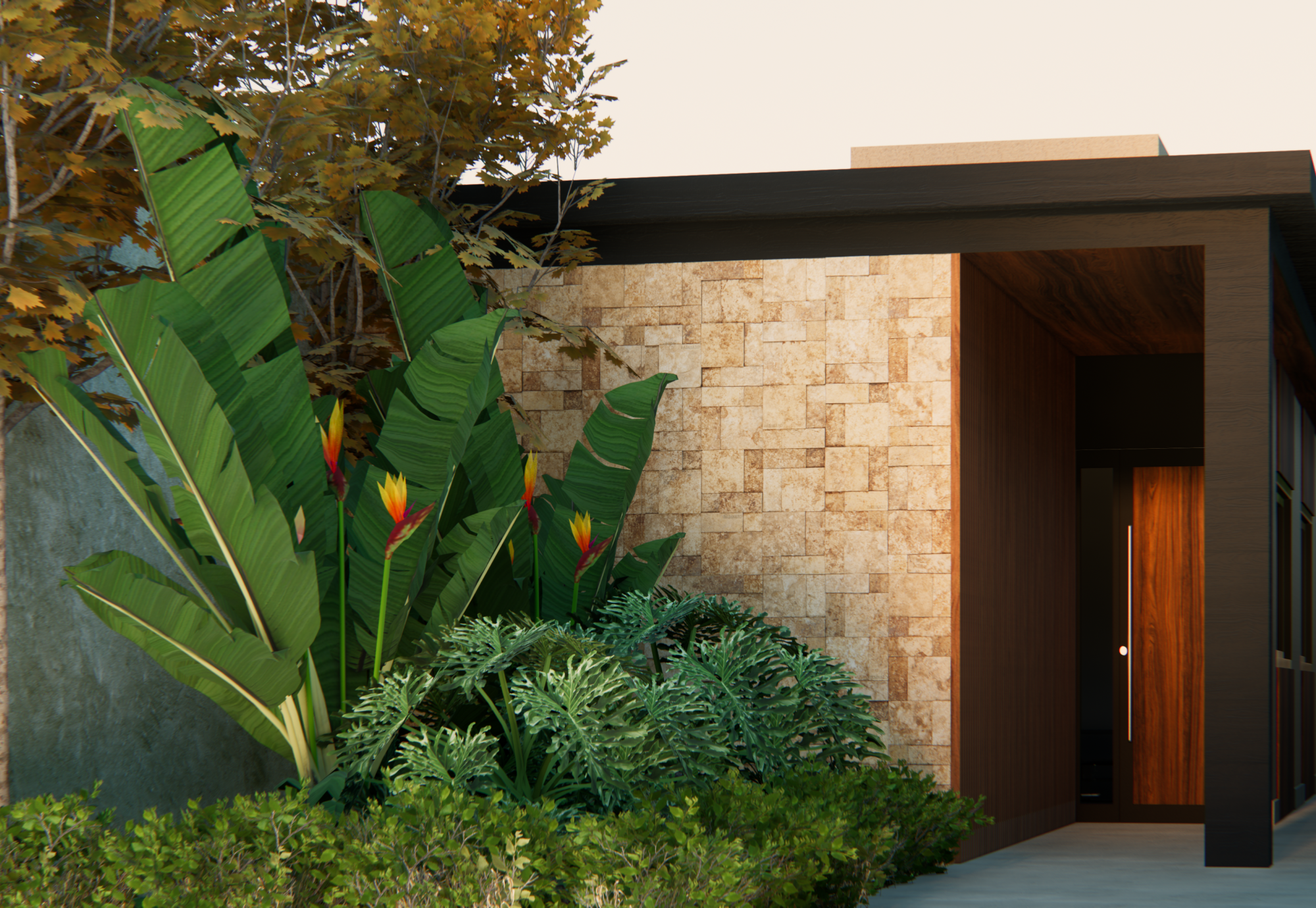 Casa com Paisagismo integrado